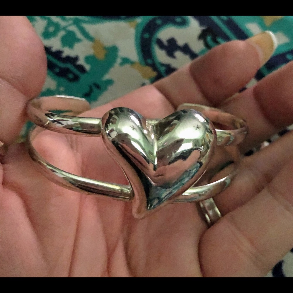 .925 sterling silver cuff bracelet made in Mexico